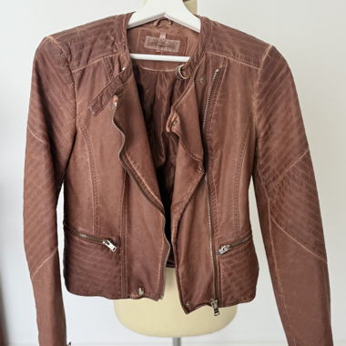 Kunstlederjacke Berska M braun