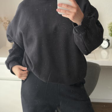 Sweat Bershka noir