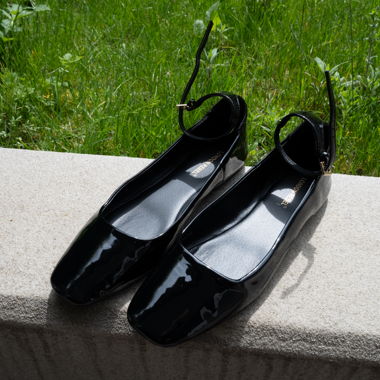Ballerines vernies noires