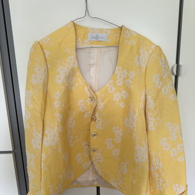 Gelber Blumen Blazer