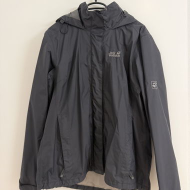 Veste de pluie Jack Wolfskin noire L