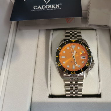 Cadisen / SEIKO NH35 Taucheruhr Saphirglas 200m