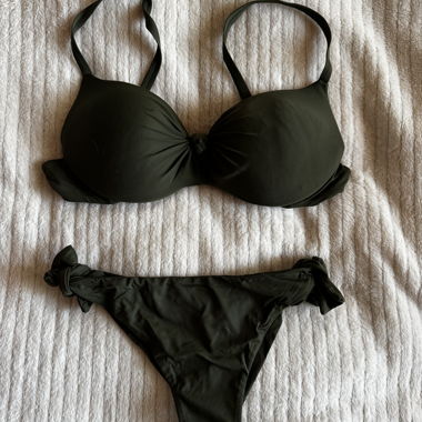 Calzedonia - Kaki-Bikini - Grösse S (2)