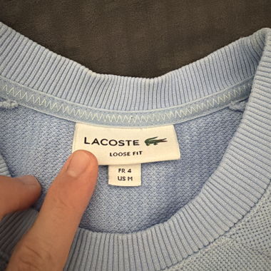 Felpa Lacoste blu