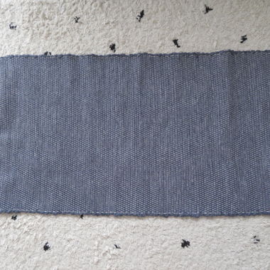 Rechteckiger blauer Teppich von Zara Home