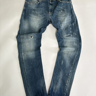 Jeans Zara distressed