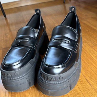 BUFFALO Gospher Loafer Size 43. Synthetic leather
