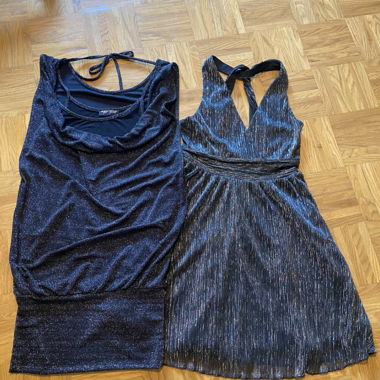 Lot 2 robes à paillettes femme