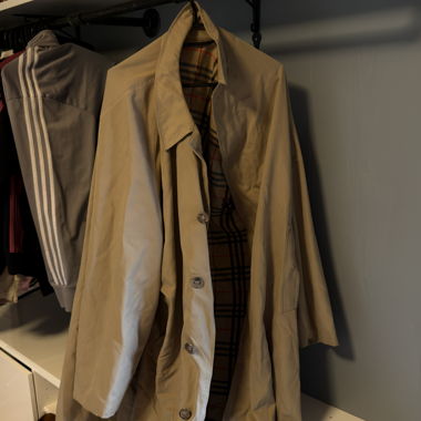 Burberrys Trenchcoat mit Karofutter fits XL
