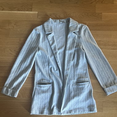 Striped Grey Blazer