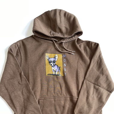 MONET Hoodie Braun
