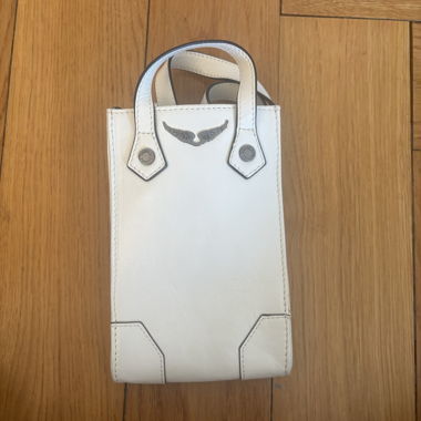 Borsa a tracolla bianca ZADIG & VOLTAIRE