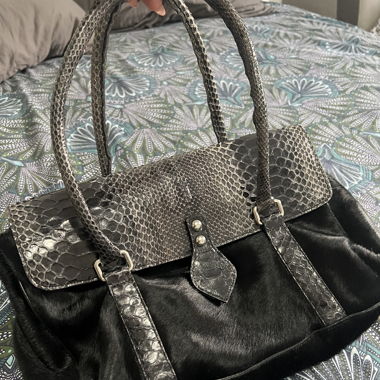 Borsa pony coccodrillo