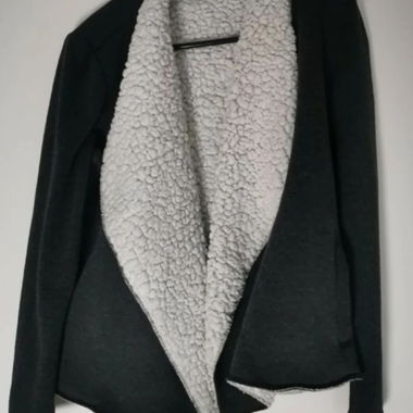 lined cardigan