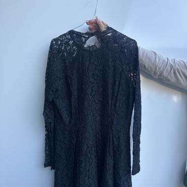 Robe dentelle noir