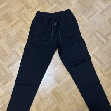 essential black joggers