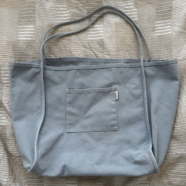 Hellblaue Strandtasche 