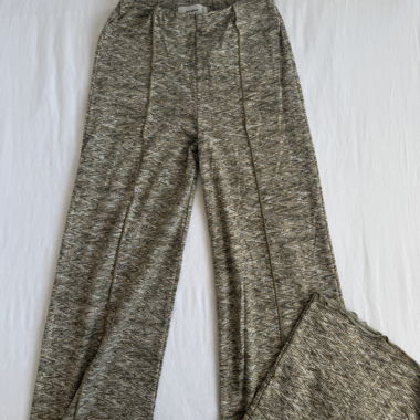 Stretchy pants green/yellow