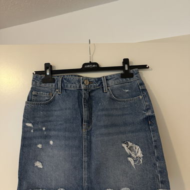 Mini-jupe en denim