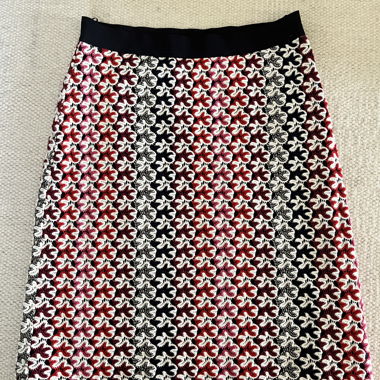 Max & Co A-line embroidered skirt 