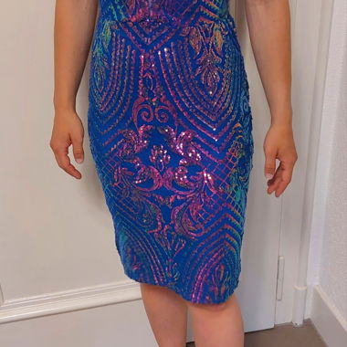 Sequin evening dress 