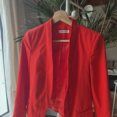 Roter Blazer Naf Naf / Blazer rouge Naf Naf