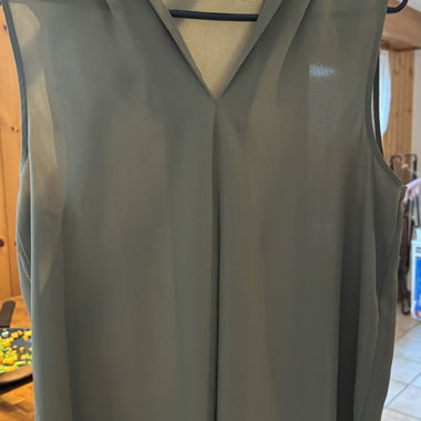 Kaki Sleeveless Top