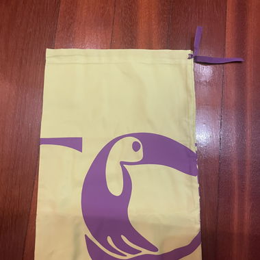 Pochette en tissu FARM RIO jaune et violet