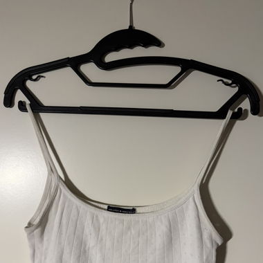 crop top blanc brandy melville