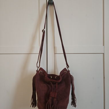 Piccola borsa in camoscio
