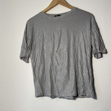 T-shirt argenté C&A, taille M
