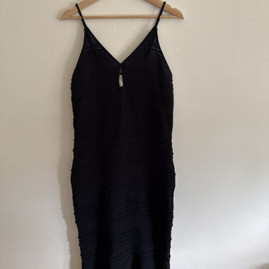 Abito in maglia nero