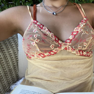 Vintage lingerie top