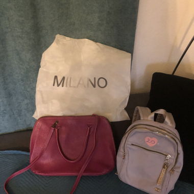 Borsa in pelle marca Milano e Sketches