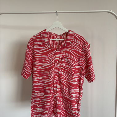 Chemise à manches courtes Levi's rouge/blanc M