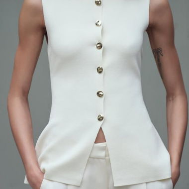Zara knit waistcoat