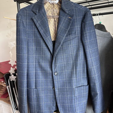 Karierter Herrenblazer
