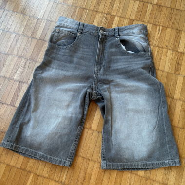 Grey Y2K jorts