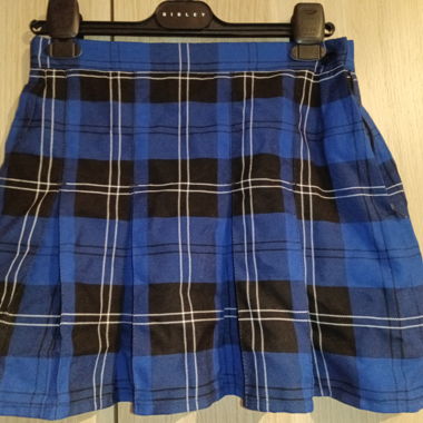 Checked mini skirt