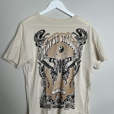T-shirt graphique beige M