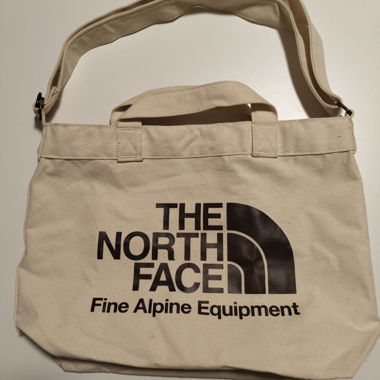 The North Face canvas shoulder bag