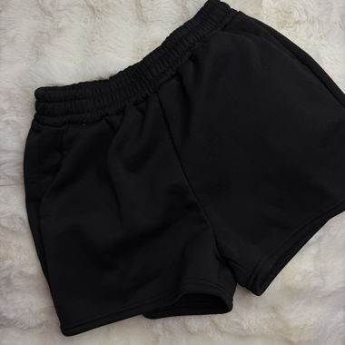 Short noir en molleton