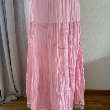 LUSA Long Pink Skirt