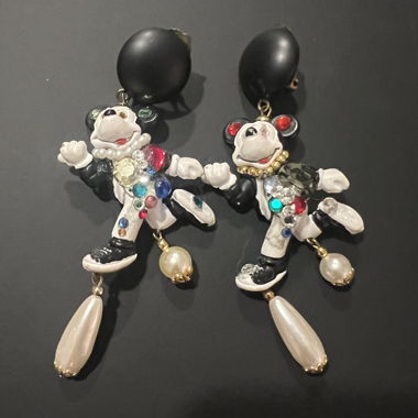 Vintage Minnie-Ohrclips