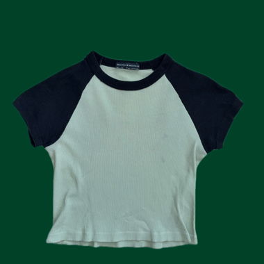 T-shirt court Brandy Melville vert menthe