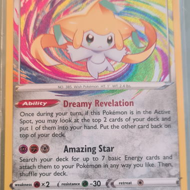 Pokemon Jirachi 119/185 Amazing rare EN