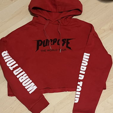 Hoodie court Justin Biber Merch