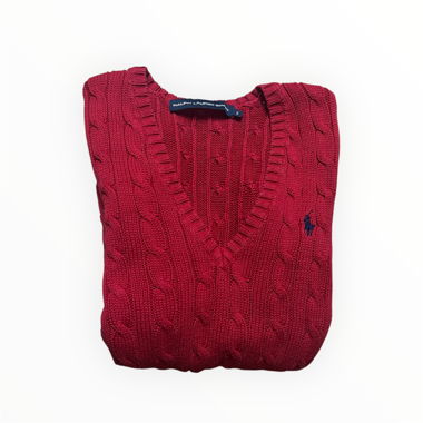 RALPH LAUREN PULL TORSADÉ TAILLE S FEMME