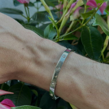 Silberarmband