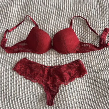 Set di intimo rosso